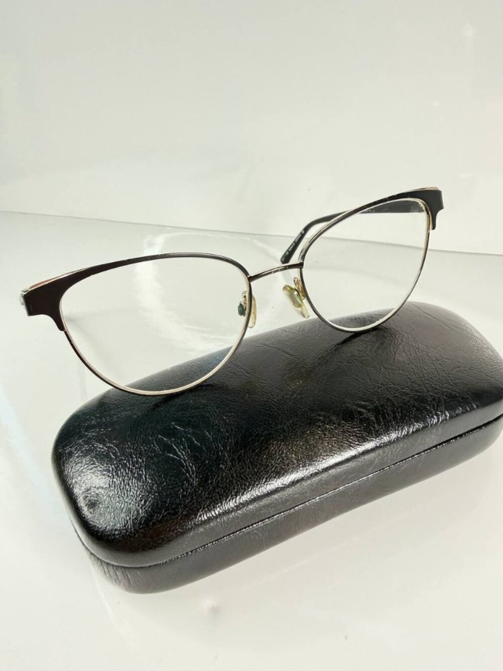 Specsavers Aurora 23 Eyeglasses 53-17-140 Black Gunmetal Metal Frame